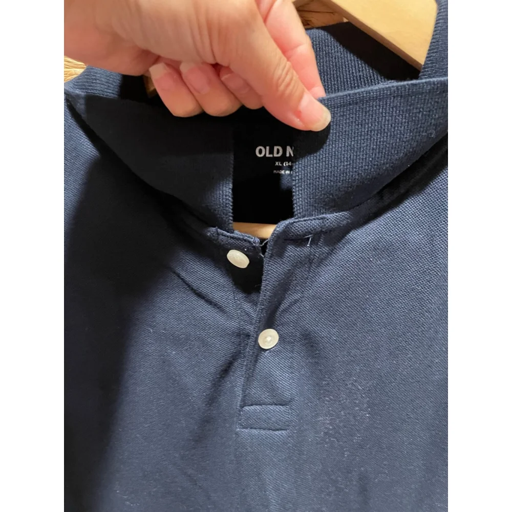 Boys Classic Polo Shirts-Back to School Collared Uniform Shirts-Size 14/16